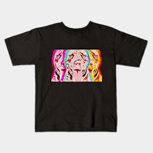 Pit Bull Pop Art Kids T-Shirt